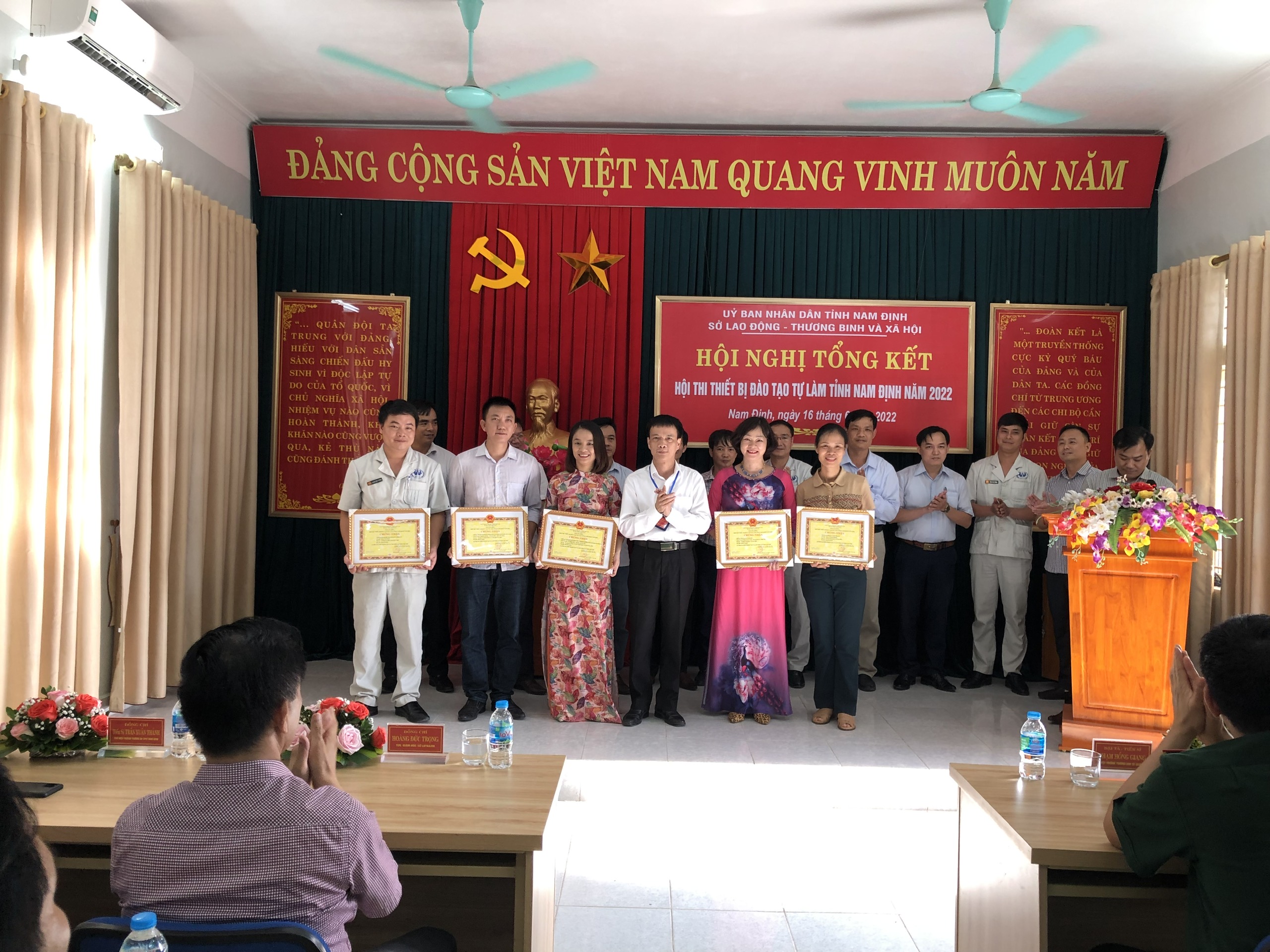 Hội thi thiết bị đào tạo tự làm tỉnh Nam Định năm 2022